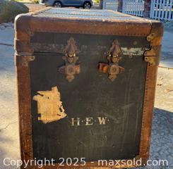 MaxSold Auction: Vintage Steamer Trunk #3 - San Jose (California, USA) PARTNER MANAGED Estate Sale Online Auction - Woodford Drive