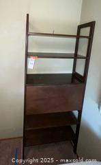 MaxSold Auction: Wooden Shelf with Secretary Desk - San Jose (California, USA) PARTNER MANAGED Estate Sale Online Auction - Woodford Drive