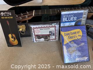 MaxSold Auction: Martin Acoustic Guitar  - Campbell (California, USA) PARTNER MANAGED Downsizing Online Auction - Roundtree Drive