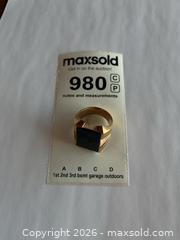 MaxSold Auction: Gent’s Gold and Onyx Ring - Kingston (Ontario, Canada) PARTNER MANAGED Downsizing Online Auction - Princess Street