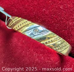 MaxSold Auction: 10K(1.4g),  GENUINE DIAMOND (0.01ct)SIZE 6.25 RING - Toronto (Ontario, Canada) PARTNER MANAGED Downsizing Online Auction - Queen Street East
