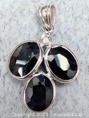 MaxSold Auction: 14K(1.62g),  GENUINE SAPPHIRE (APP 5ct), DIAMOND (0.02ct) PENDANT - Toronto (Ontario, Canada) PARTNER MANAGED Downsizing Online Auction - Queen Street East