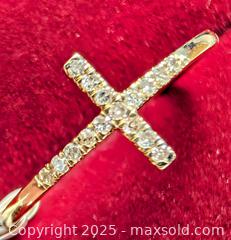 MaxSold Auction: Certified 14K(1.2g),  NATURAL DIAMOND (0.05ct) SIZE 6.75 RING - Toronto (Ontario, Canada) PARTNER MANAGED Downsizing Online Auction - Queen Street East