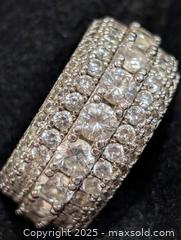 MaxSold Auction: Silver(15.38g)CZ Ring,size 8  - Toronto (Ontario, Canada) PARTNER MANAGED Downsizing Online Auction - Queen Street East