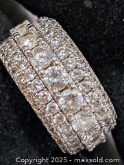 MaxSold Auction: Silver(15.38g)CZ Ring,size 8  - Toronto (Ontario, Canada) PARTNER MANAGED Downsizing Online Auction - Queen Street East