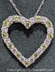 MaxSold Auction: Silver(2.01g)Peridot Necklace,19&#34; - Toronto (Ontario, Canada) PARTNER MANAGED Downsizing Online Auction - Queen Street East