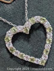 MaxSold Auction: Silver(2.01g)Peridot Necklace,19&#34; - Toronto (Ontario, Canada) PARTNER MANAGED Downsizing Online Auction - Queen Street East