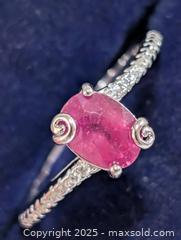 MaxSold Auction: Silver(2.21g)RubyCZ Ring,size 7  - Toronto (Ontario, Canada) PARTNER MANAGED Downsizing Online Auction - Queen Street East