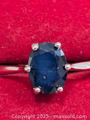 MaxSold Auction: Silver(2.22g) Sapphire Ring,size 7  - Toronto (Ontario, Canada) PARTNER MANAGED Downsizing Online Auction - Queen Street East