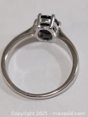 MaxSold Auction: Silver(2.22g) Sapphire Ring,size 7  - Toronto (Ontario, Canada) PARTNER MANAGED Downsizing Online Auction - Queen Street East