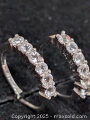 MaxSold Auction: Silver(2.67g)White Topaz Earring - Toronto (Ontario, Canada) PARTNER MANAGED Downsizing Online Auction - Queen Street East