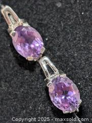 MaxSold Auction: Silver(3.05g)Amethyst(2.65ct) Earring  - Toronto (Ontario, Canada) PARTNER MANAGED Downsizing Online Auction - Queen Street East