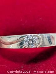 MaxSold Auction: Silver(3.09g)CZ Ring,size 8  - Toronto (Ontario, Canada) PARTNER MANAGED Downsizing Online Auction - Queen Street East