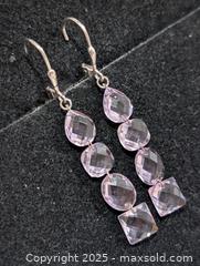 MaxSold Auction: Silver(3.11g) Amethyst Earring  - Toronto (Ontario, Canada) PARTNER MANAGED Downsizing Online Auction - Queen Street East