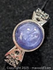 MaxSold Auction: Silver(3.55g) Tanzanite Ring,size 7  - Toronto (Ontario, Canada) PARTNER MANAGED Downsizing Online Auction - Queen Street East