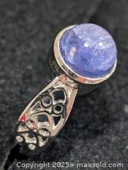 MaxSold Auction: Silver(3.55g) Tanzanite Ring,size 7  - Toronto (Ontario, Canada) PARTNER MANAGED Downsizing Online Auction - Queen Street East
