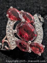 MaxSold Auction: Silver(4.05g)Garnet(3.3ct)Ring - Toronto (Ontario, Canada) PARTNER MANAGED Downsizing Online Auction - Queen Street East