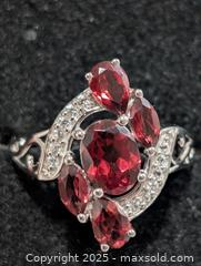 MaxSold Auction: Silver(4.05g)Garnet(3.3ct)Ring - Toronto (Ontario, Canada) PARTNER MANAGED Downsizing Online Auction - Queen Street East