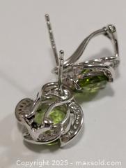 MaxSold Auction: Silver(4.27g) Peridot Earring  - Toronto (Ontario, Canada) PARTNER MANAGED Downsizing Online Auction - Queen Street East