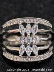 MaxSold Auction: Silver(5.33g)CZ Ring,size 7  - Toronto (Ontario, Canada) PARTNER MANAGED Downsizing Online Auction - Queen Street East