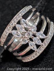 MaxSold Auction: Silver(5.33g)CZ Ring,size 7  - Toronto (Ontario, Canada) PARTNER MANAGED Downsizing Online Auction - Queen Street East