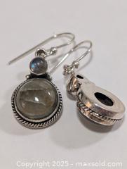 MaxSold Auction: Silver(6.15g) Labradorite Earring  - Toronto (Ontario, Canada) PARTNER MANAGED Downsizing Online Auction - Queen Street East