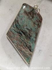 MaxSold Auction: Silver(7.40g)chrysocolla Pendant  - Toronto (Ontario, Canada) PARTNER MANAGED Downsizing Online Auction - Queen Street East