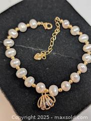 MaxSold Auction: Silver(9.59g)F.W. Pearl Bracelet,8&#34; - Toronto (Ontario, Canada) PARTNER MANAGED Downsizing Online Auction - Queen Street East