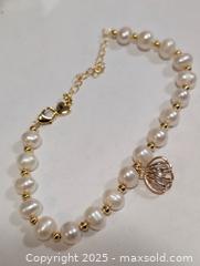 MaxSold Auction: Silver(9.59g)F.W. Pearl Bracelet,8&#34; - Toronto (Ontario, Canada) PARTNER MANAGED Downsizing Online Auction - Queen Street East