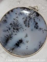 MaxSold Auction: Silver(9.8g)dendritic opal pendant - Toronto (Ontario, Canada) PARTNER MANAGED Downsizing Online Auction - Queen Street East