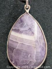 MaxSold Auction: Silver (4.23g)Chevron Amethyst Pendant  - Toronto (Ontario, Canada) PARTNER MANAGED Downsizing Online Auction - Queen Street East