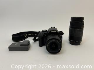MaxSold Auction: Canon EOS camera with 2 zoom lenses - Toronto (Ontario, Canada) SELLER MANAGED Downsizing Online Auction - Westminster Avenue