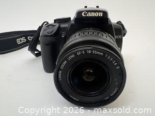 MaxSold Auction: Canon EOS camera with 2 zoom lenses - Toronto (Ontario, Canada) SELLER MANAGED Downsizing Online Auction - Westminster Avenue