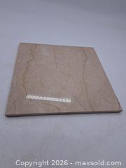 MaxSold Auction: 12 x 12 in Beige Marble Slab with Brown/Gold Veining - Victoria (British Columbia, Canada) PARTNER MANAGED Estate Sale Online Auction - Hillside Avenue