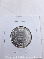 MaxSold Auction: 1862 New Brunswick 20 Cents Silver Coin - Victoria (British Columbia, Canada) PARTNER MANAGED Estate Sale Online Auction - Hillside Avenue
