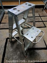 MaxSold Auction: Aluminum Folding A-Frame Step Ladder, 36in Open, 12in Platform - Victoria (British Columbia, Canada) PARTNER MANAGED Estate Sale Online Auction - Hillside Avenue