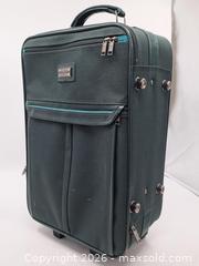 MaxSold Auction: American Tourister Carry-On Wheeled Upright, Dark Teal - Victoria (British Columbia, Canada) PARTNER MANAGED Estate Sale Online Auction - Hillside Avenue