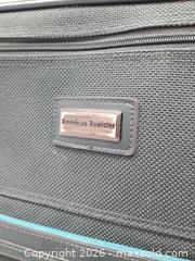 MaxSold Auction: American Tourister Carry-On Wheeled Upright, Dark Teal - Victoria (British Columbia, Canada) PARTNER MANAGED Estate Sale Online Auction - Hillside Avenue