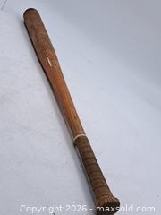 MaxSold Auction: Antique 31 in Wooden Baseball Bat (pre-1950) - Victoria (British Columbia, Canada) PARTNER MANAGED Estate Sale Online Auction - Hillside Avenue