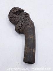 MaxSold Auction: Antique Carved Wooden Cane Handle with Bird & Floral Motif - Victoria (British Columbia, Canada) PARTNER MANAGED Estate Sale Online Auction - Hillside Avenue