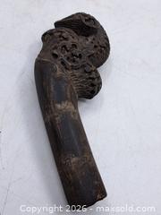MaxSold Auction: Antique Carved Wooden Cane Handle with Bird & Floral Motif - Victoria (British Columbia, Canada) PARTNER MANAGED Estate Sale Online Auction - Hillside Avenue