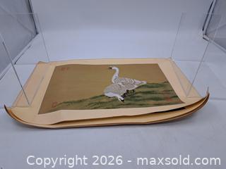 MaxSold Auction: Antique Chinese Hand-Painted Silk Bird Paintings, 24" x 14½" incl. Mats - Victoria (British Columbia, Canada) PARTNER MANAGED Estate Sale Online Auction - Hillside Avenue