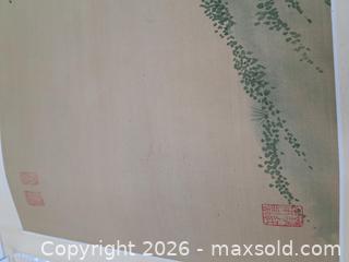 MaxSold Auction: Antique Chinese Hand-Painted Silk Bird Paintings, 24" x 14½" incl. Mats - Victoria (British Columbia, Canada) PARTNER MANAGED Estate Sale Online Auction - Hillside Avenue