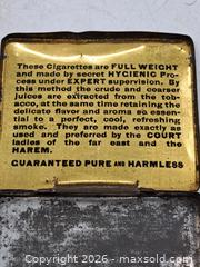 MaxSold Auction: Antique Kassala Cigs Metal Tin, Cairo Egypt, Early 20th Century - Victoria (British Columbia, Canada) PARTNER MANAGED Estate Sale Online Auction - Hillside Avenue