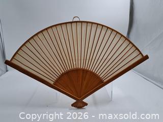 MaxSold Auction: Bamboo Decorative Folding Wall Fan, 24in Span - Victoria (British Columbia, Canada) PARTNER MANAGED Estate Sale Online Auction - Hillside Avenue