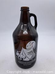 MaxSold Auction: Barkerville Brewing Co. 64 oz Amber Glass Growler (Handled) - Victoria (British Columbia, Canada) PARTNER MANAGED Estate Sale Online Auction - Hillside Avenue