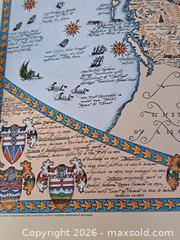 MaxSold Auction: Canada decorative map print by Peter R. Nurse, 1964 - Victoria (British Columbia, Canada) PARTNER MANAGED Estate Sale Online Auction - Hillside Avenue