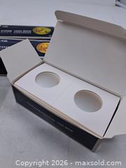 MaxSold Auction: Cardboard Coin Holders, 2-Window Single Coin, 6 Boxes (~300) - Victoria (British Columbia, Canada) PARTNER MANAGED Estate Sale Online Auction - Hillside Avenue