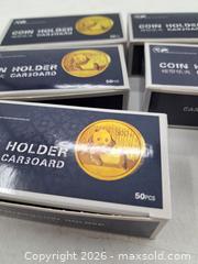 MaxSold Auction: Cardboard Coin Holders, 2-Window Single Coin, 6 Boxes (~300) - Victoria (British Columbia, Canada) PARTNER MANAGED Estate Sale Online Auction - Hillside Avenue