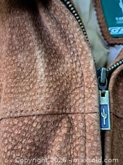 MaxSold Auction: Cardon Men's Light Brown Suede/Nubuck Zip-Front Jacket (M) - Victoria (British Columbia, Canada) PARTNER MANAGED Estate Sale Online Auction - Hillside Avenue